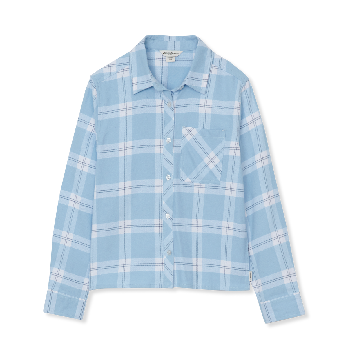 Girls' Favorite Flannel Shirt-Blue Bell-4