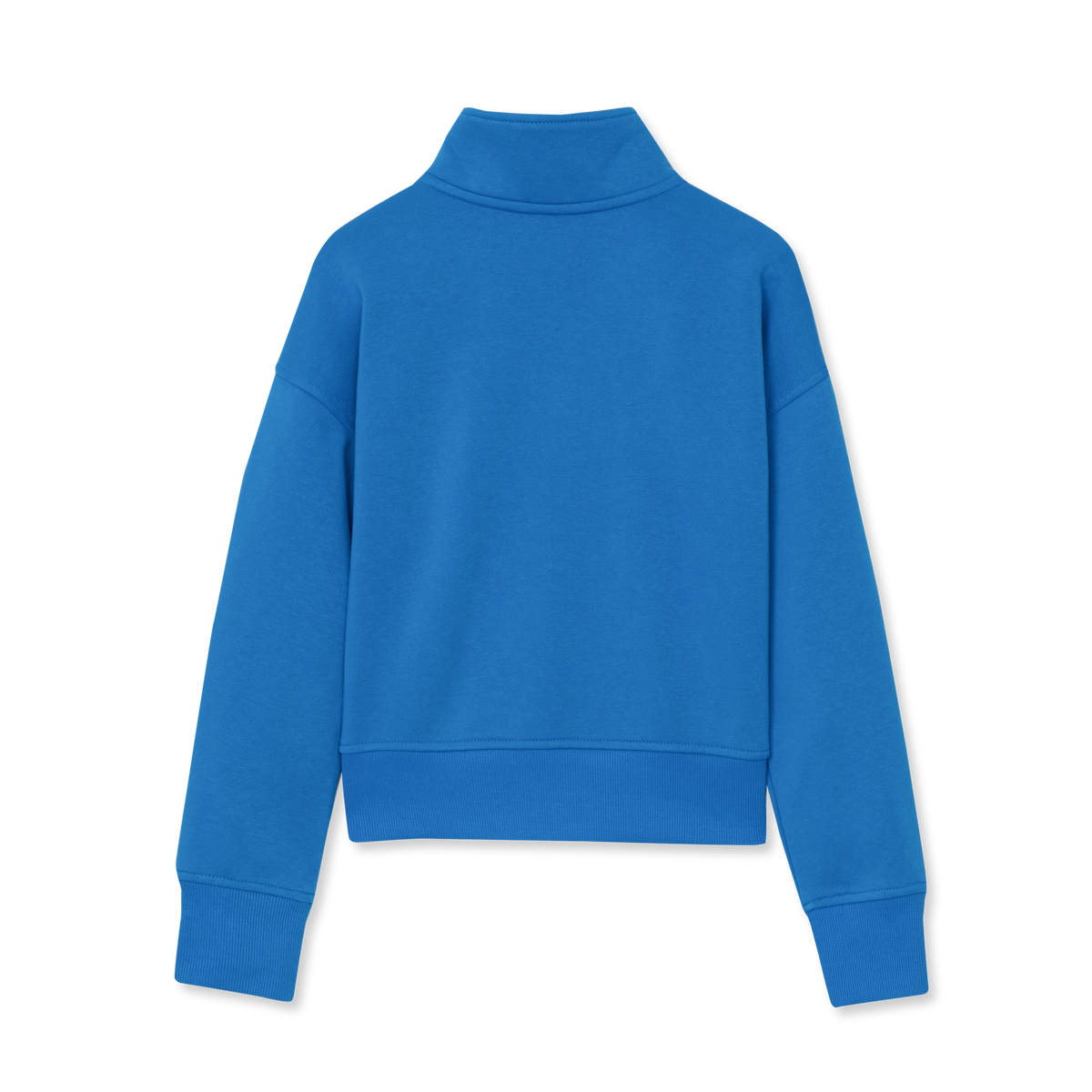 Girls' Camp Fleece Quarter-Zip-French Blue-5