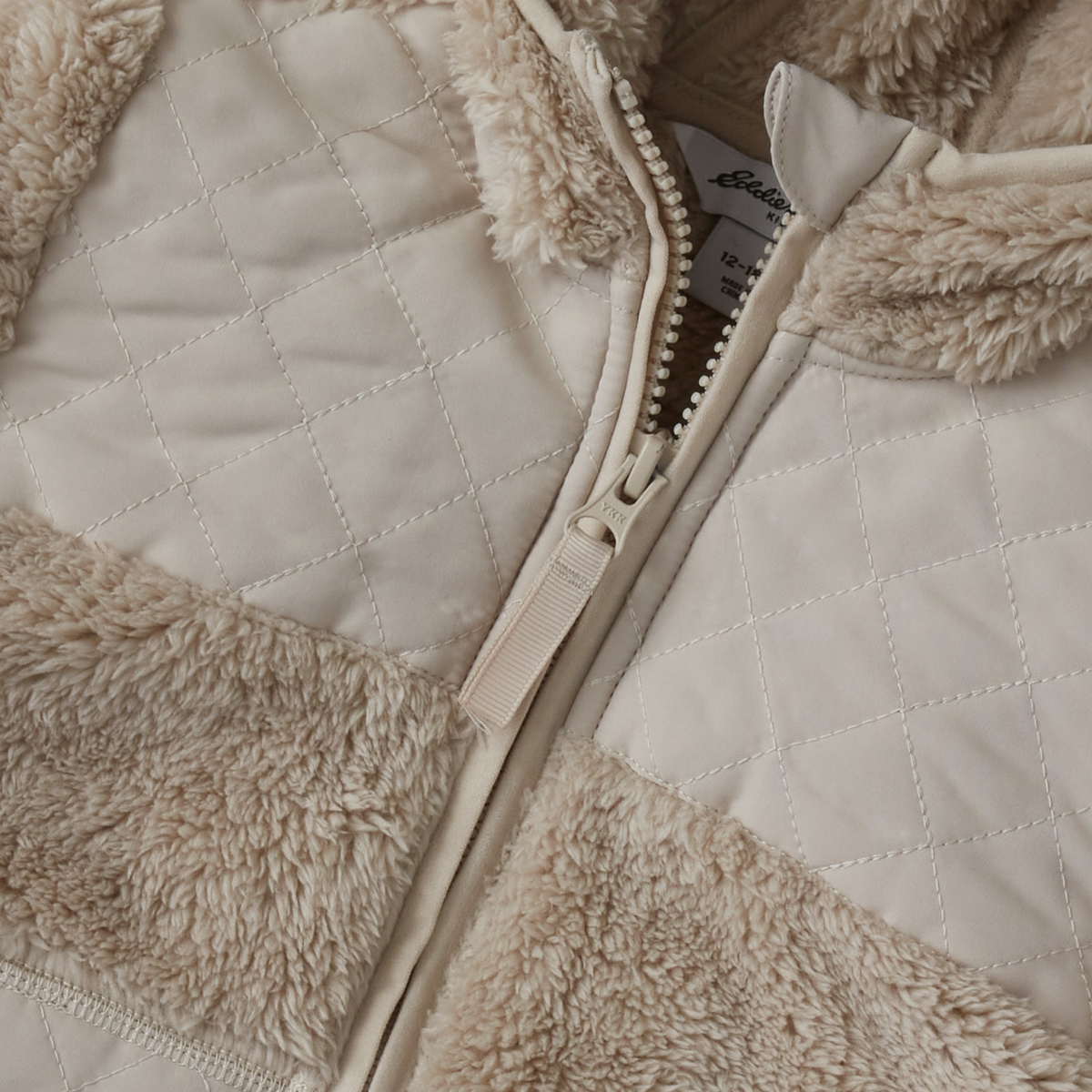 Infant Quest Plush Fleece Onesie-Silver Lining-6
