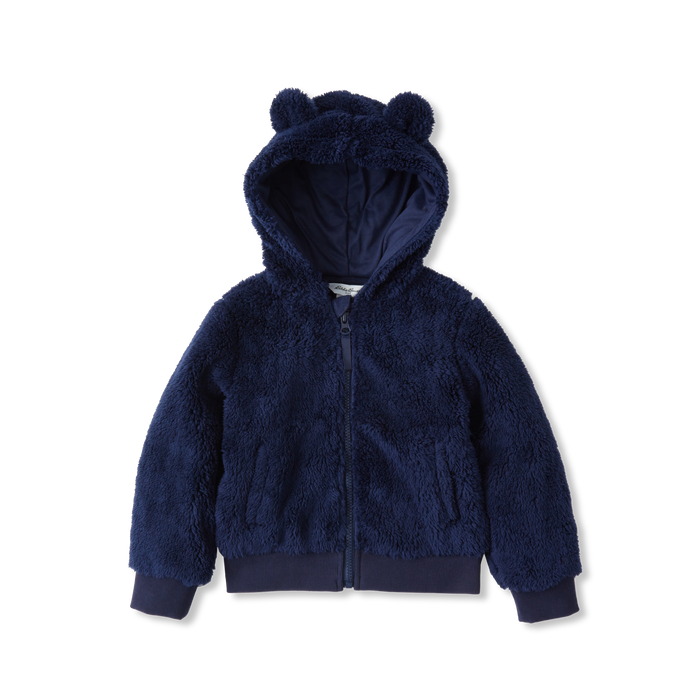 Toddler Hooded Quest Plush Fleece Jacket with Ears