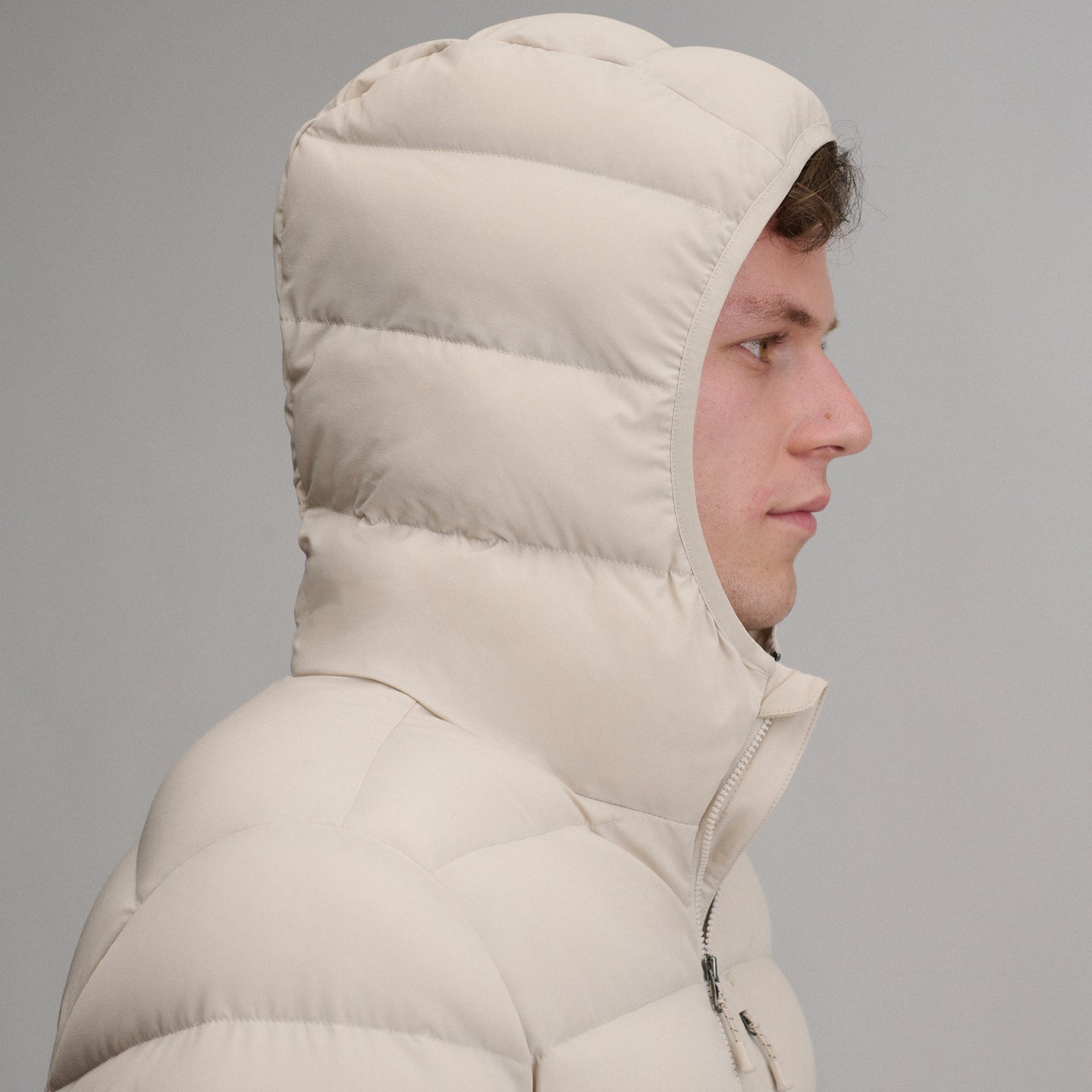 EB Stretch Down Hooded Jacket-Jute-14