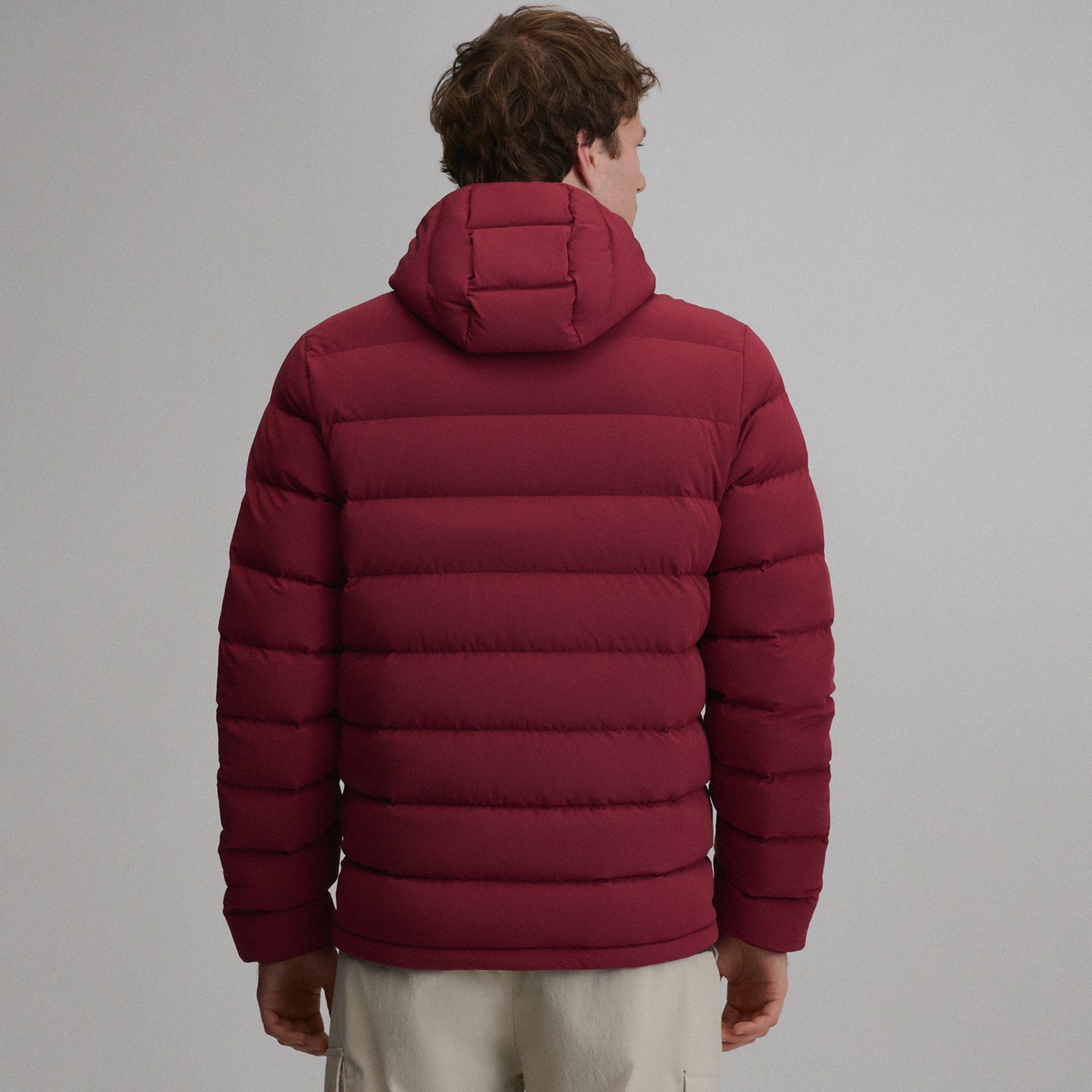 EB Stretch Down Hooded Jacket-Blossom-17