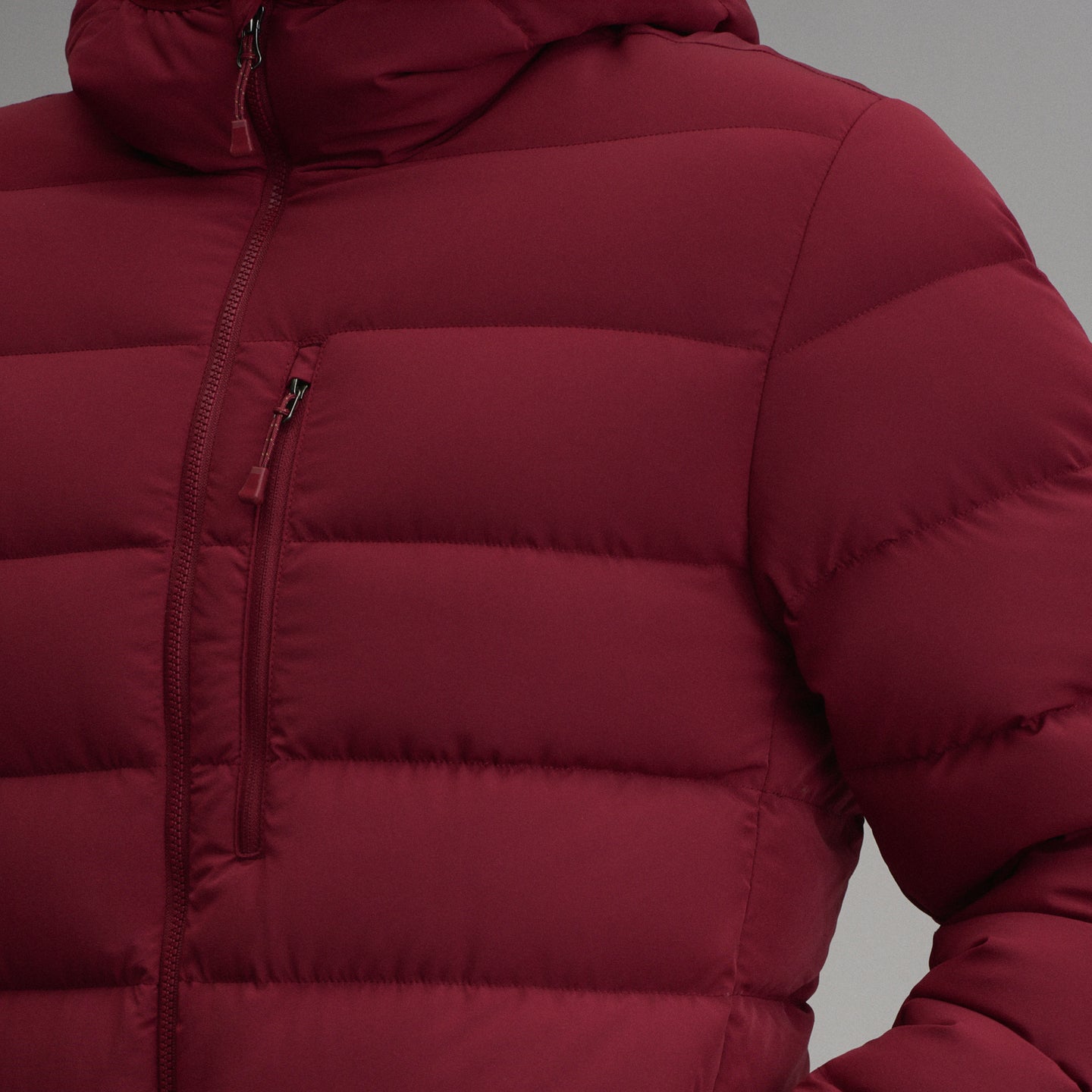 EB Stretch Down Hooded Jacket-Blossom-18