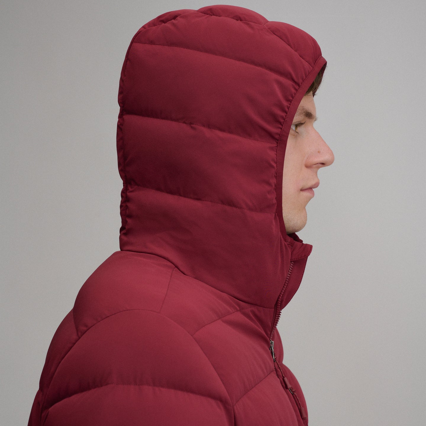 EB Stretch Down Hooded Jacket-Blossom-19
