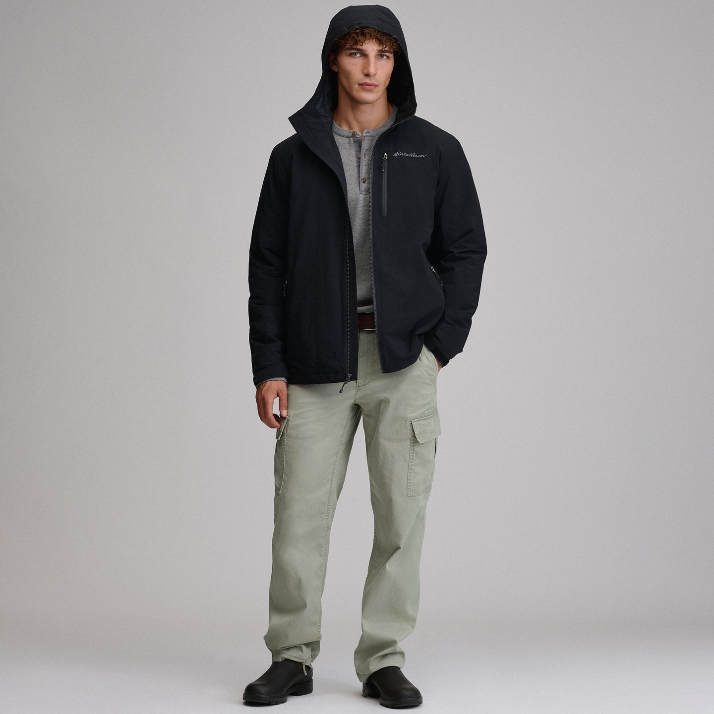 Insulated Cloud Cap Stretch-Black-12