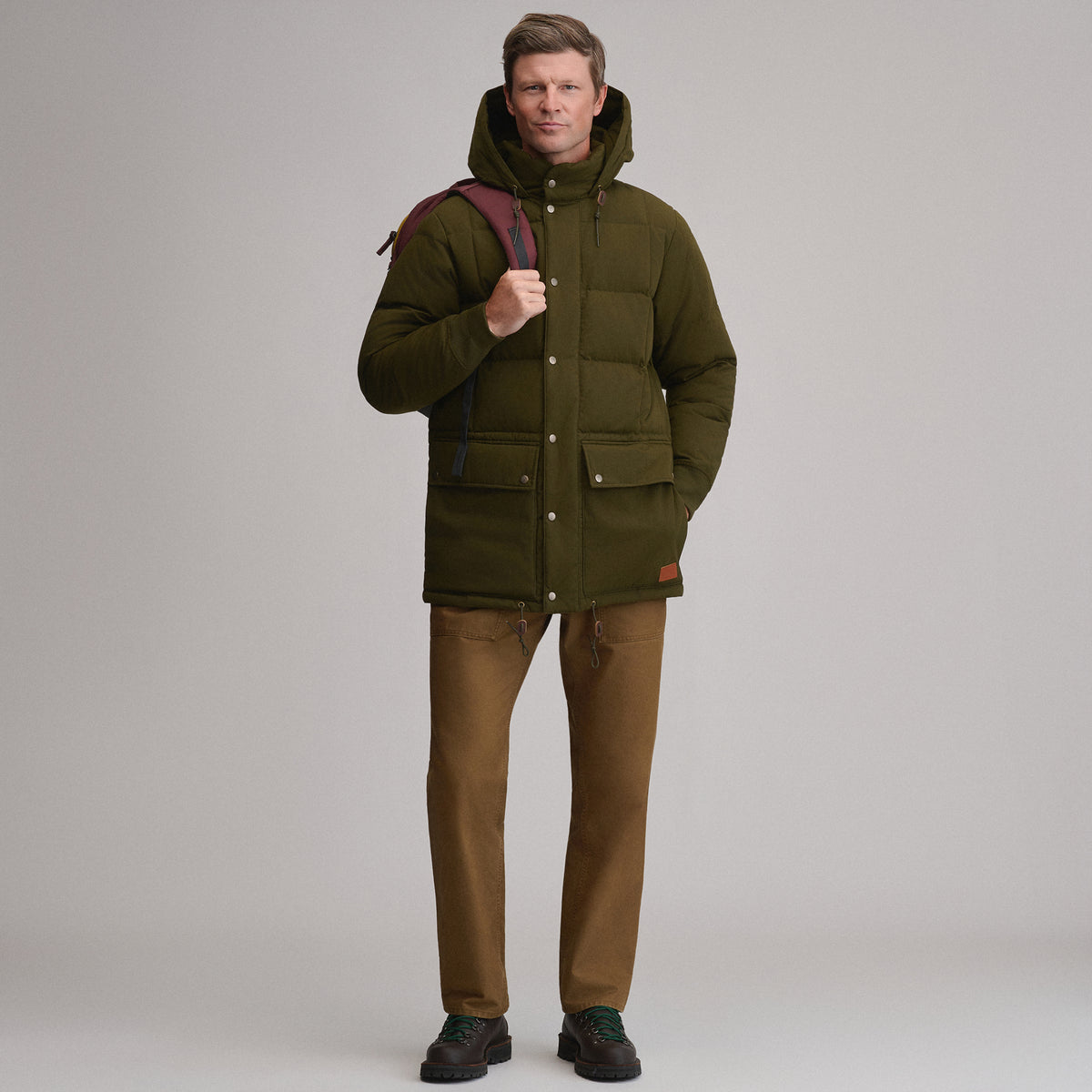 Men's Kara Koram Parka-Deep Olive-12