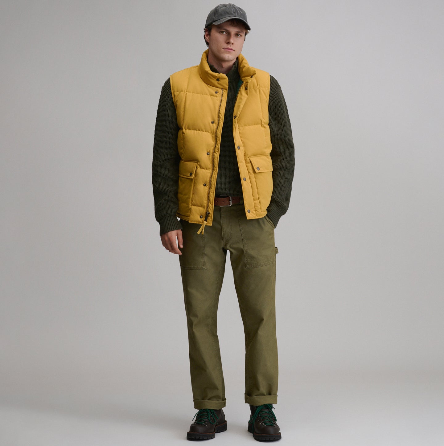Kara Koram Vest-Golden Oak-5