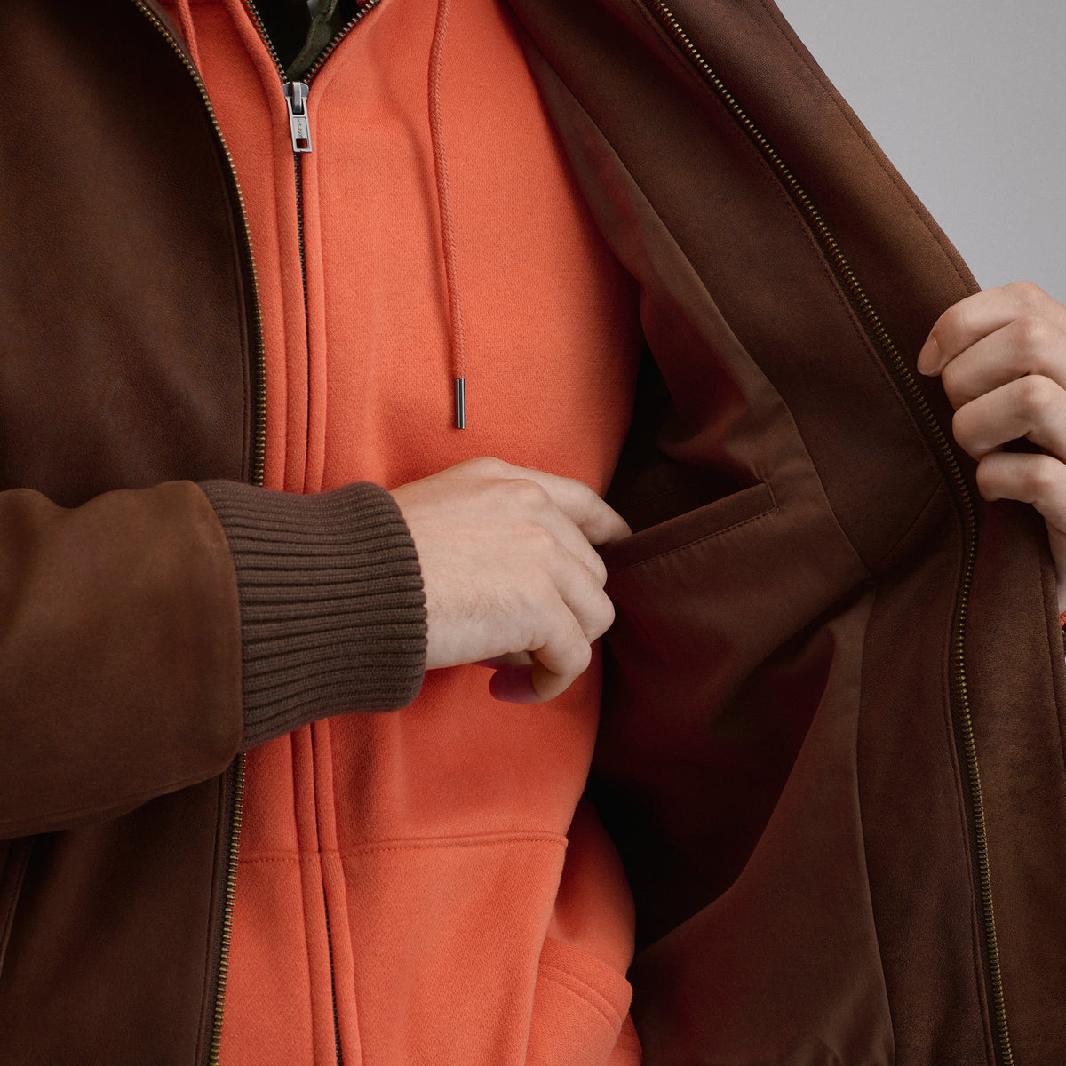 Leather Bomber-Brown-4