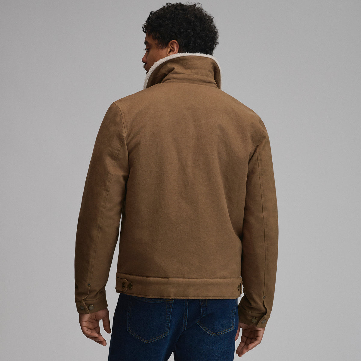 Winter Trucker Jacket-Hazelnut-7