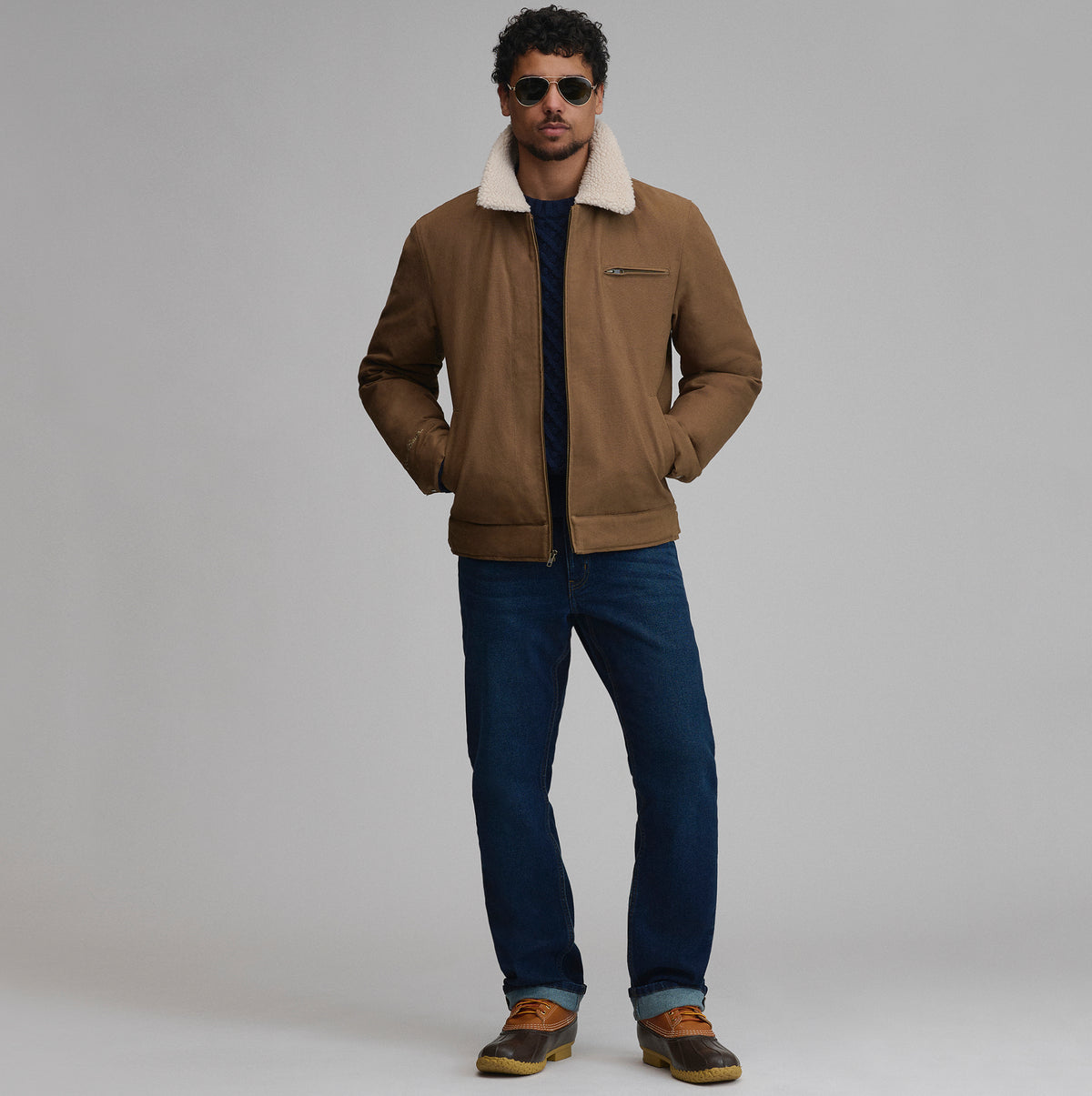 Winter Trucker Jacket-Hazelnut-9