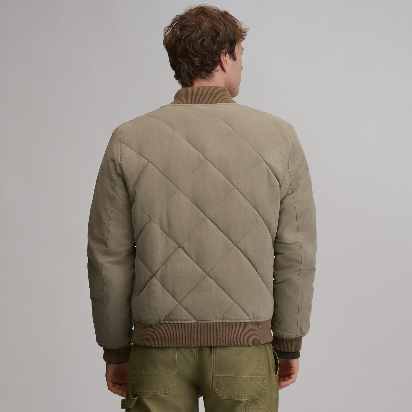 Men's 1936 Skyliner Model Down Jacket-Mushroom-2