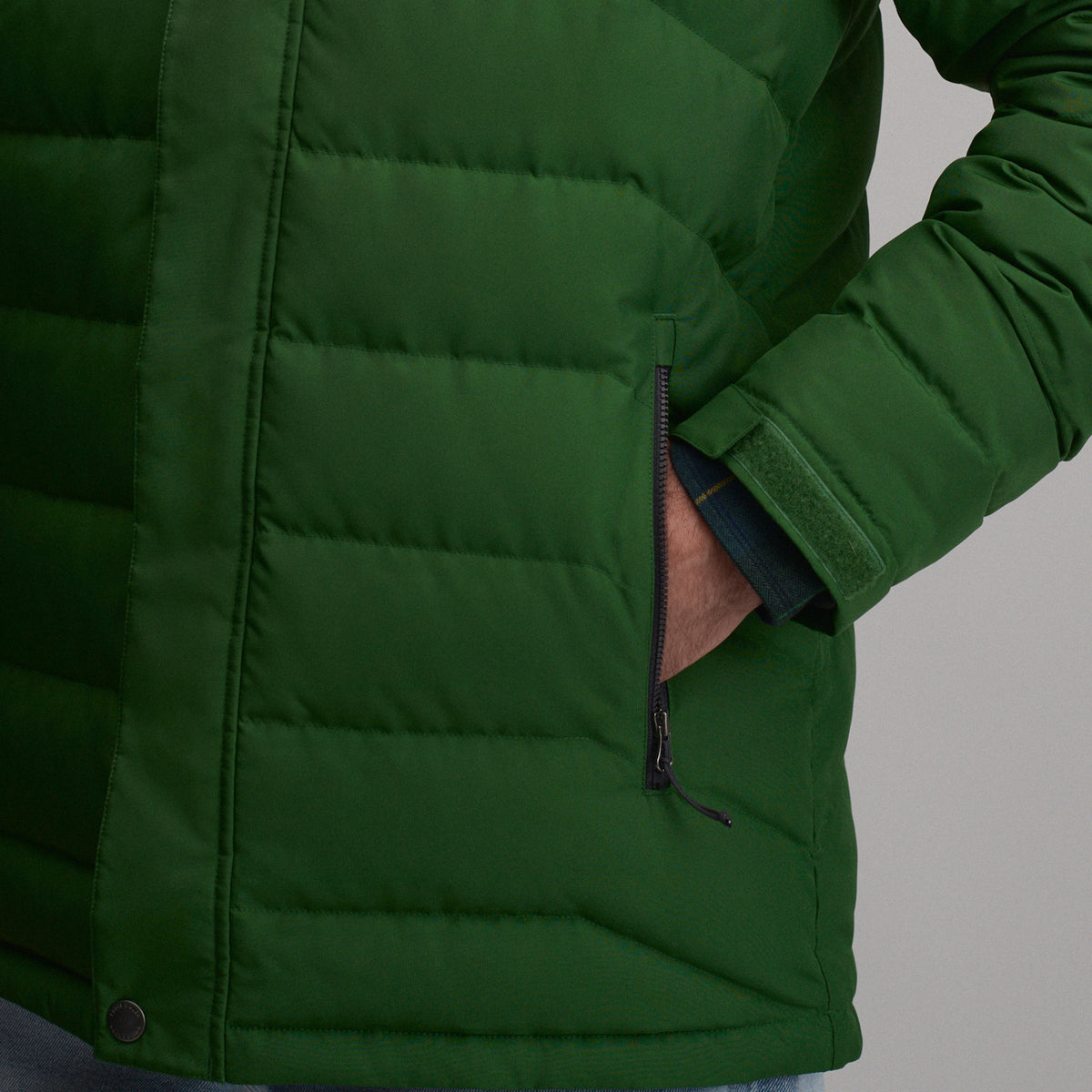 Boundary Pass Down Parka-Asparagus-5