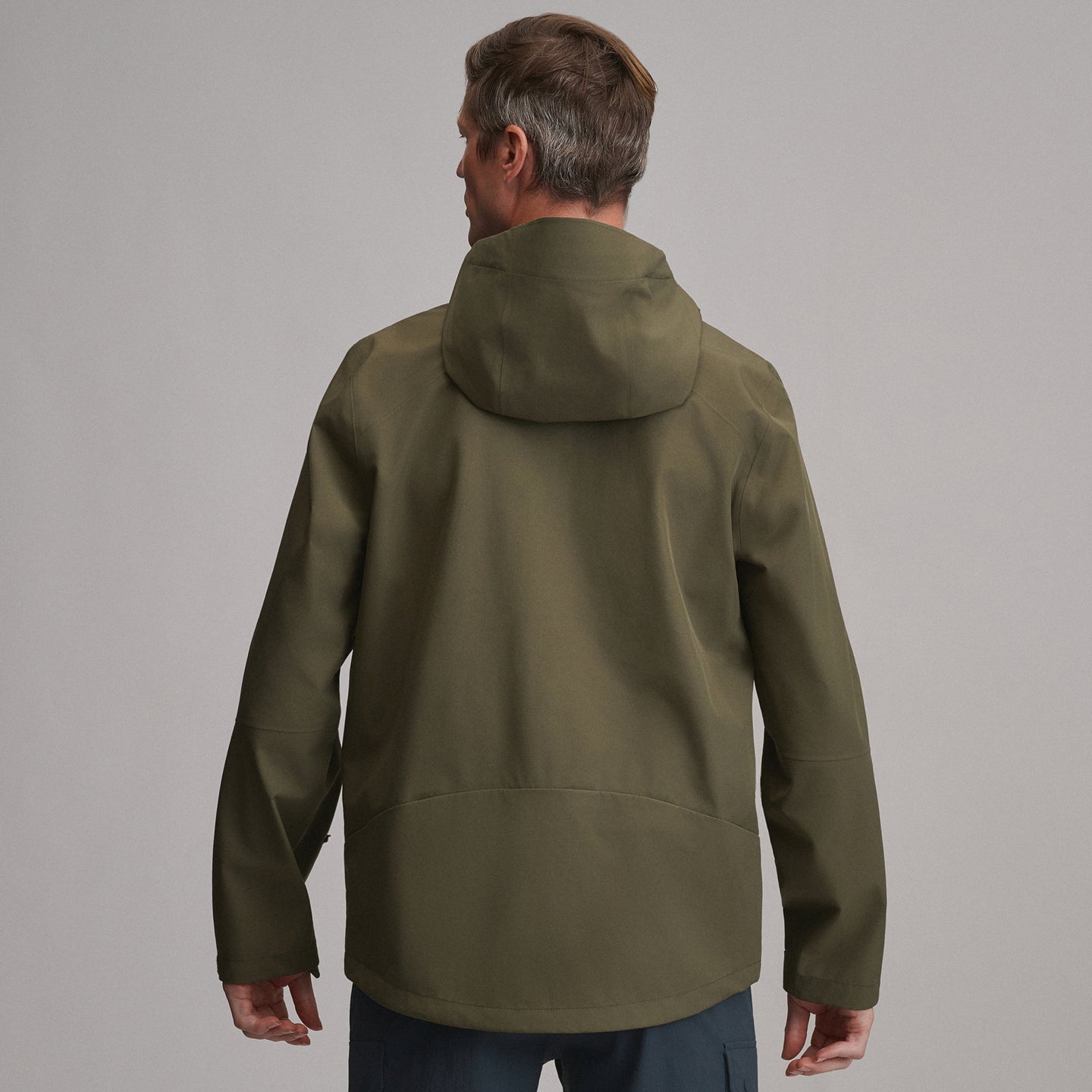 Men's Chair Six Shell Jacket-Dark Fatigue-16