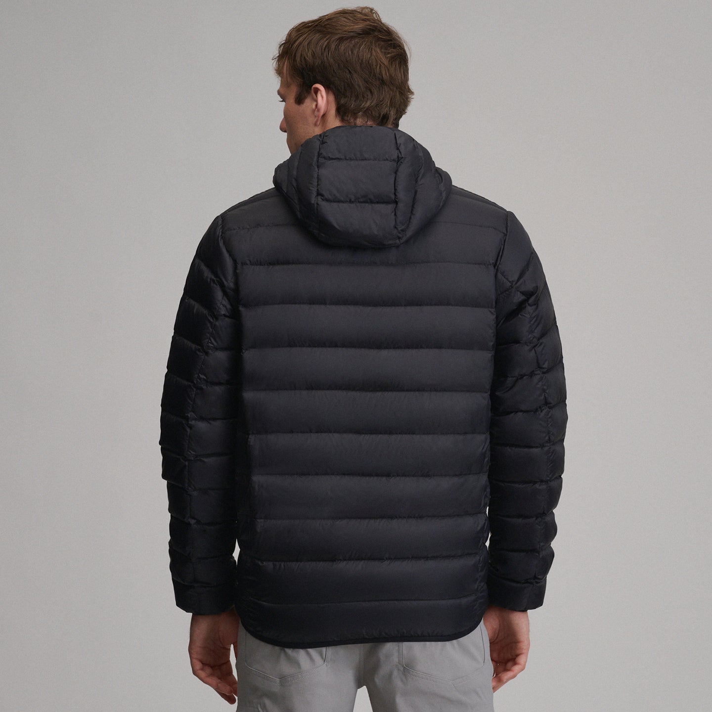 Cirruslite Down Hooded Jacket-Black-2