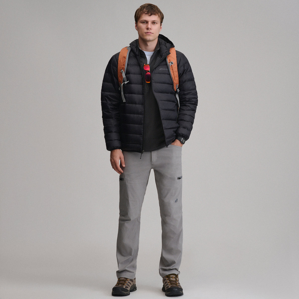 Cirruslite Down Hooded Jacket-Black-5