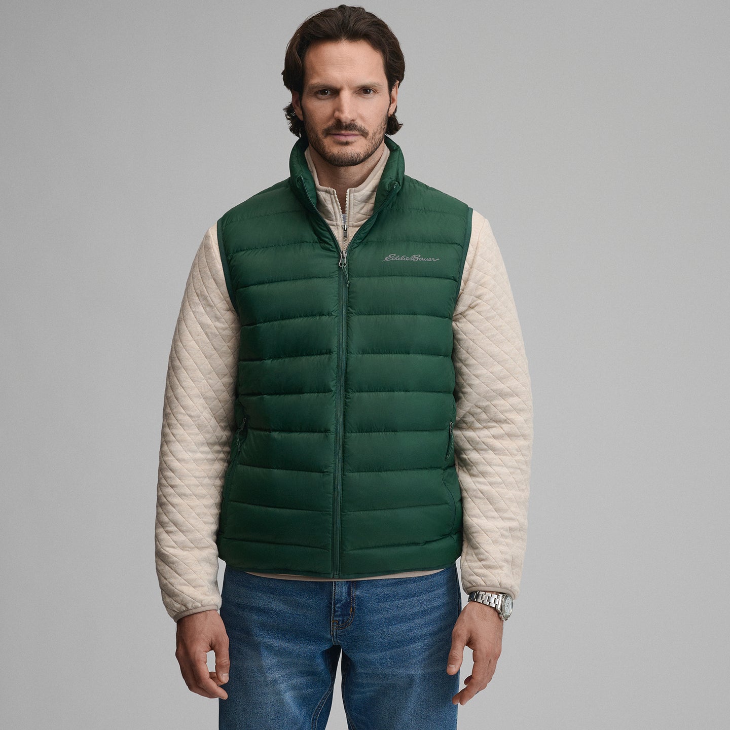 Men's CirrusLite Down Vest-Dark Mint-6