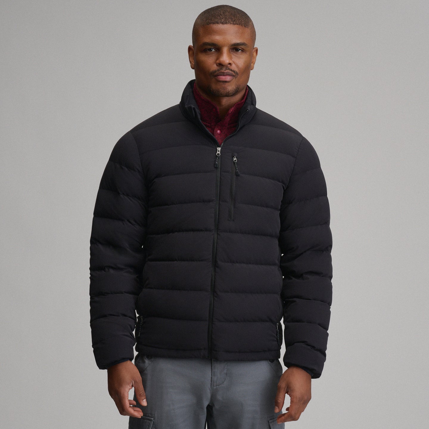 EB Stretch Down Jacket-Black-5