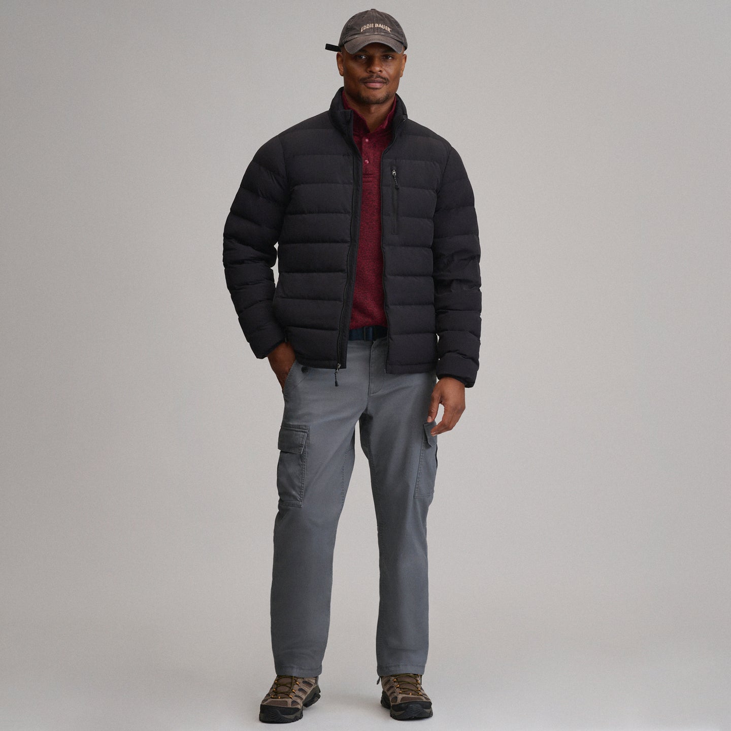 EB Stretch Down Jacket-Black-8