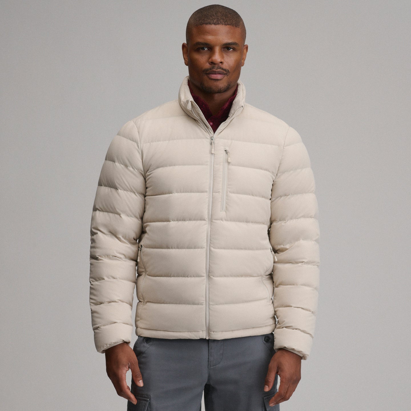 EB Stretch Down Jacket-Jute-9