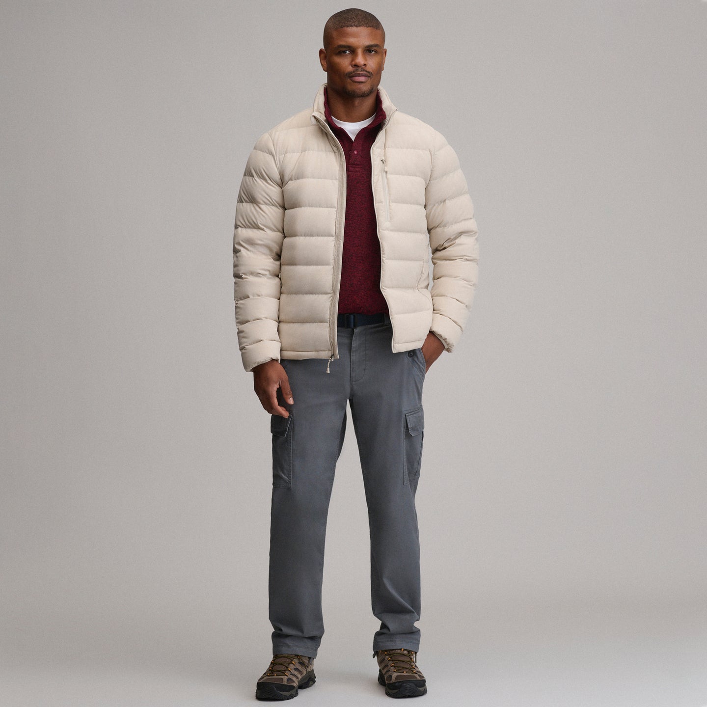 EB Stretch Down Jacket-Jute-12