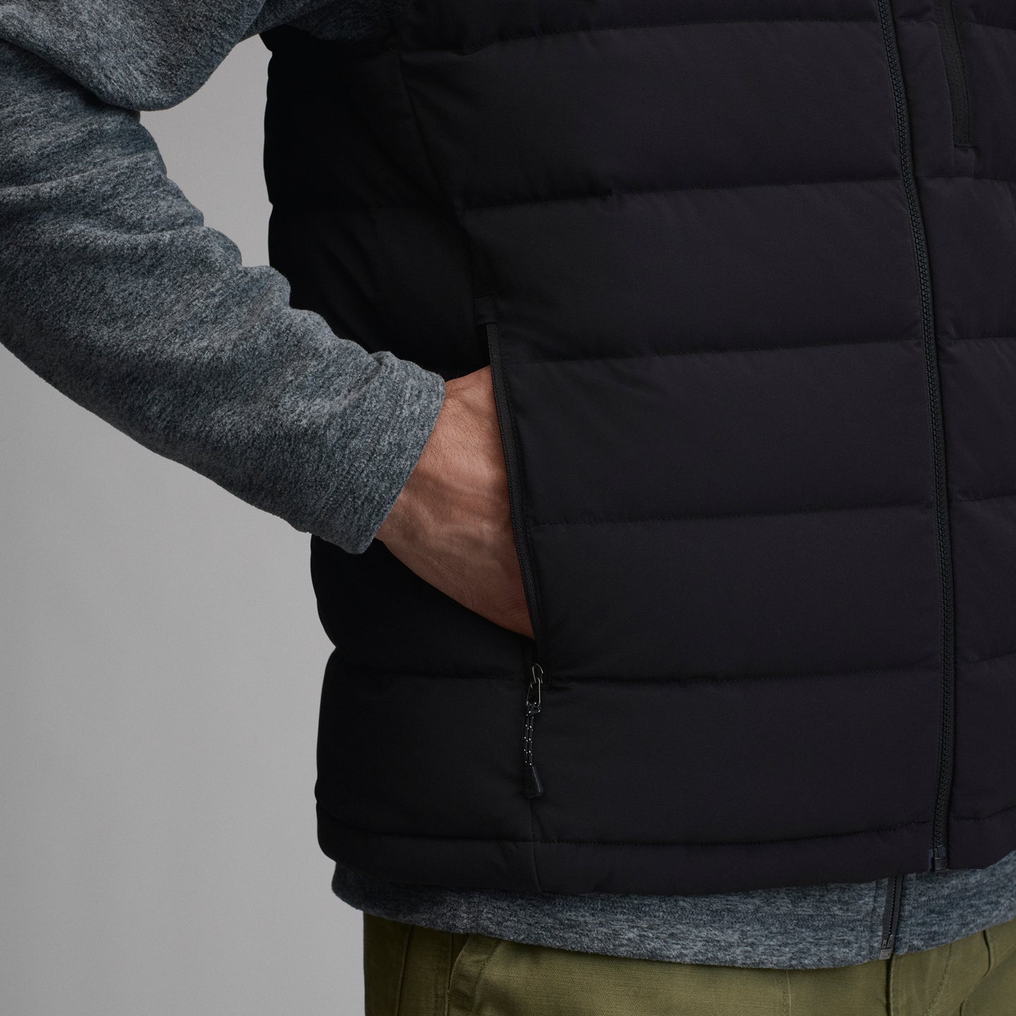Men's EB Stretch Down Vest-Black-4