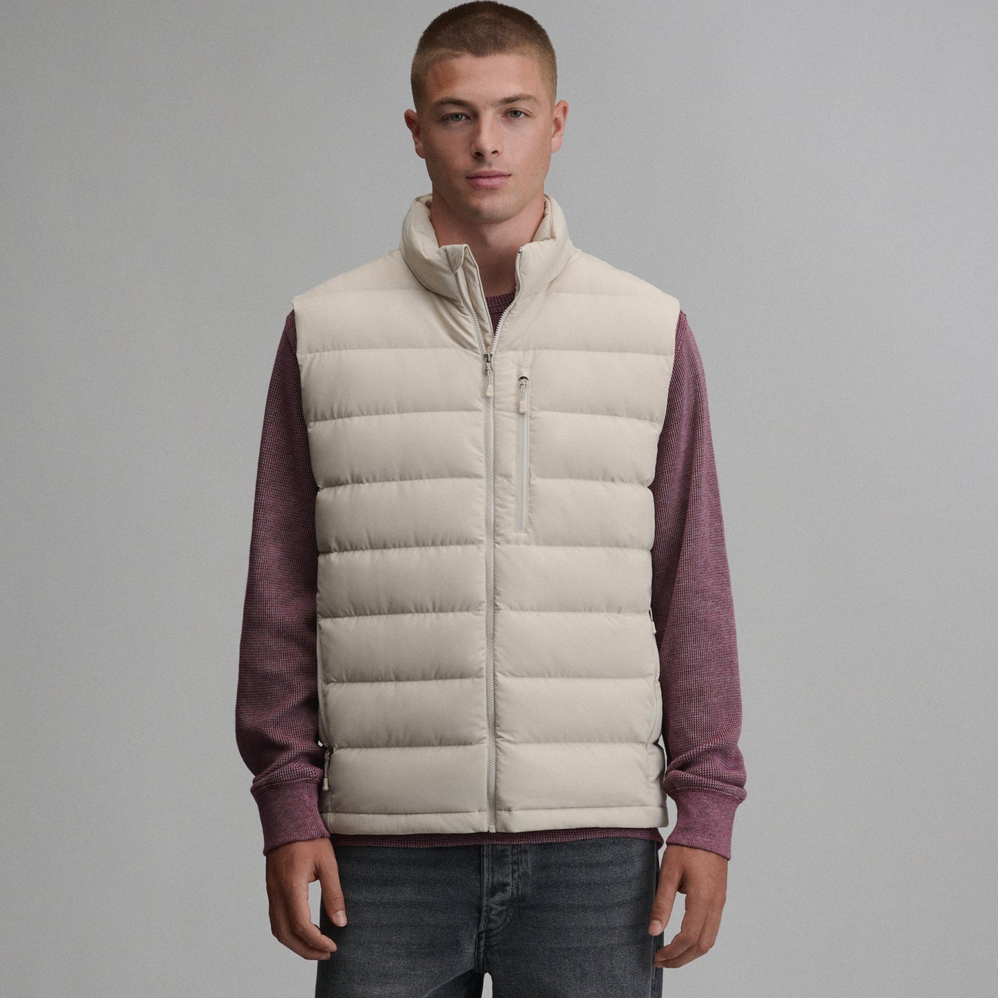Men's EB Stretch Down Vest-Jute-11