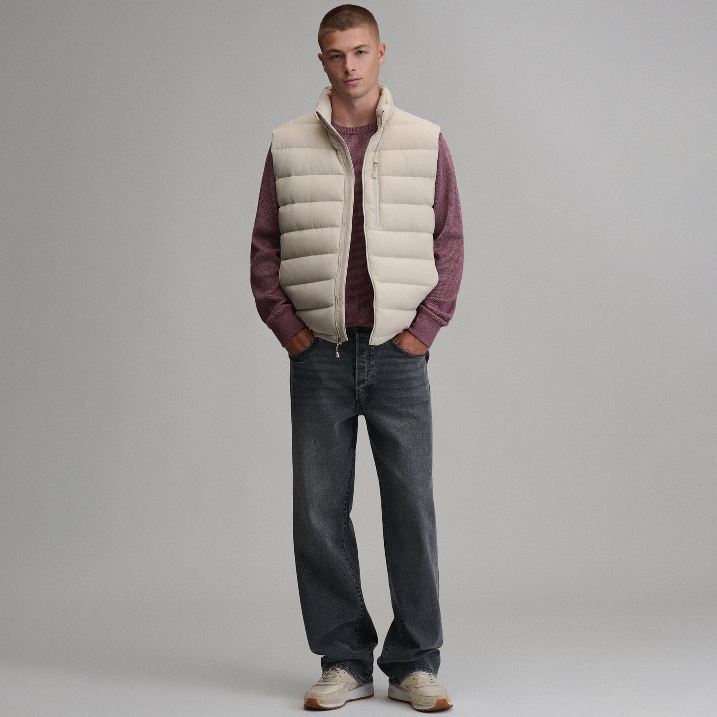 Men's EB Stretch Down Vest-Jute-15