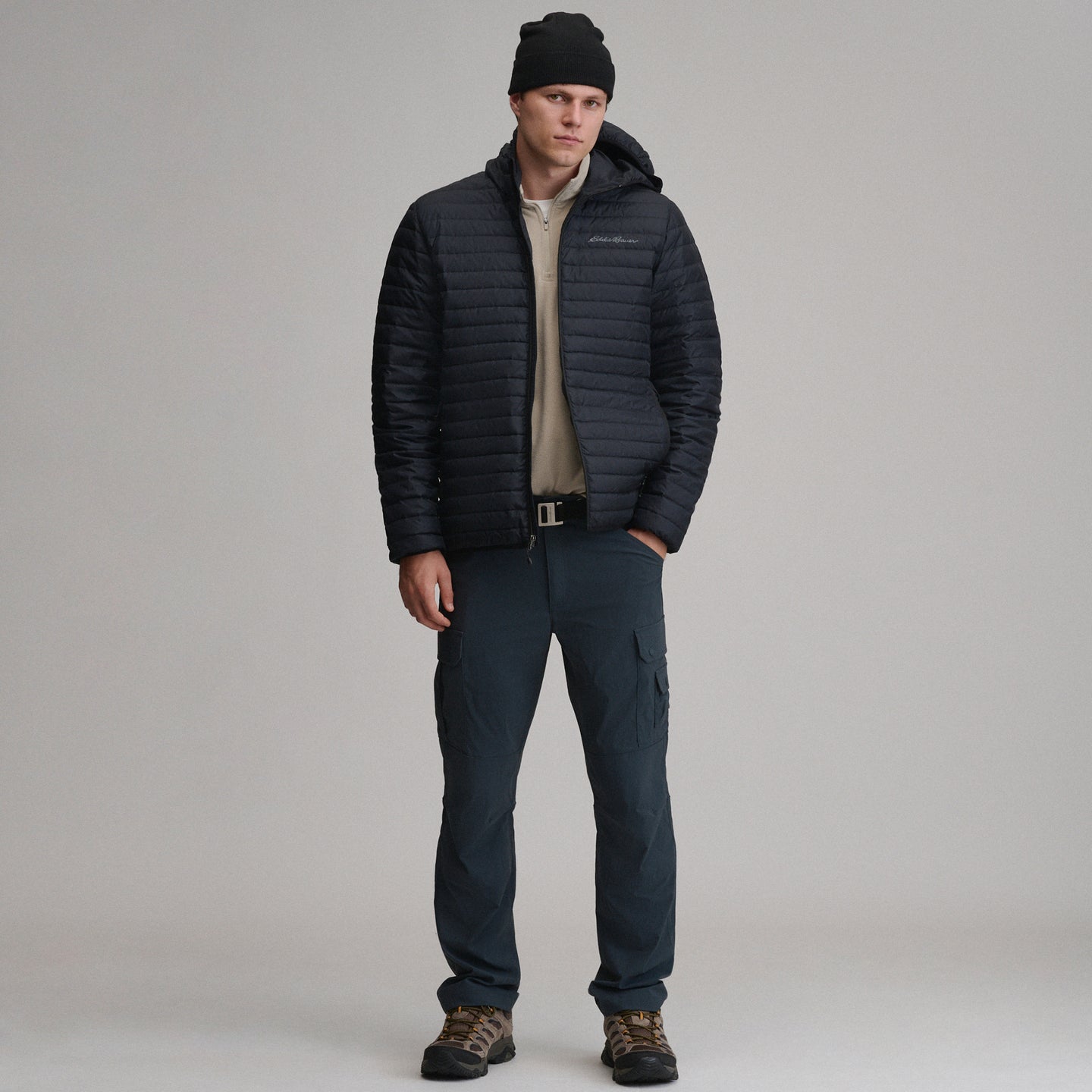 Jacket Microlight Hooded-Black-5