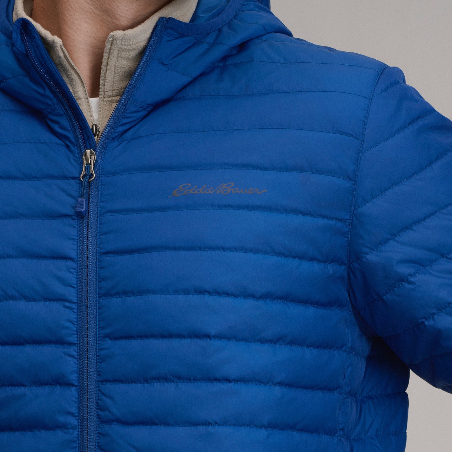 Jacket Microlight Hooded-Royal-3