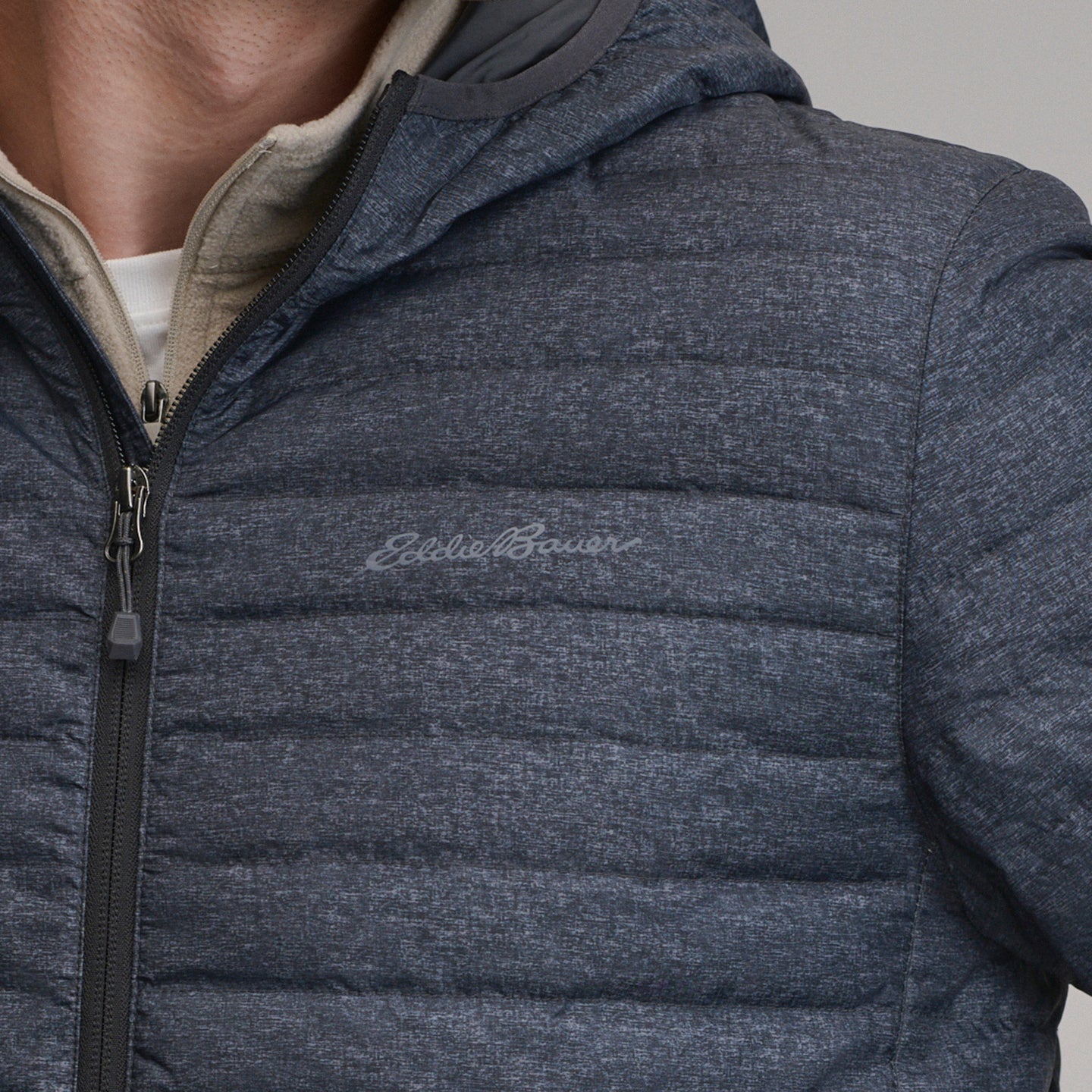 Jacket Microlight Hooded-Carbon Heather-8