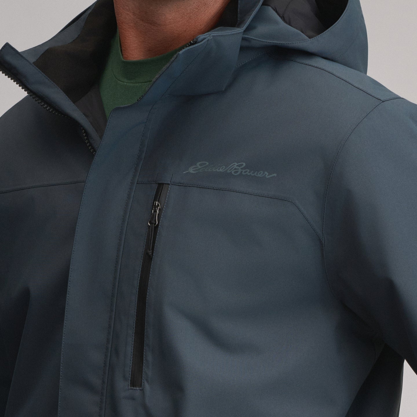Men's Mainstay Insulated Waterproof Hooded Trench Coat-Storm-11