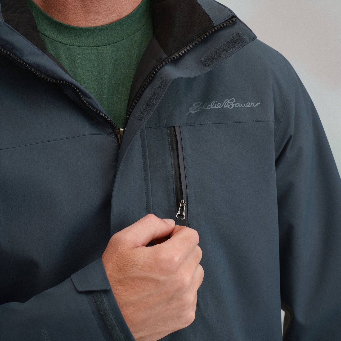 Men's Mainstay Insulated Waterproof Hooded Trench Coat-Storm-9