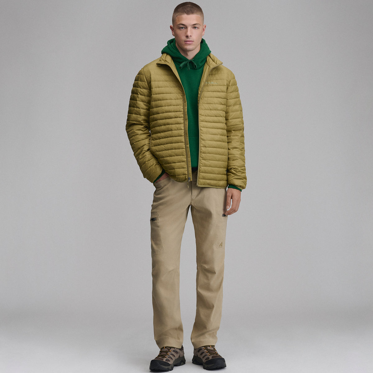 Microlight Down Jacket-Antique Pine-5