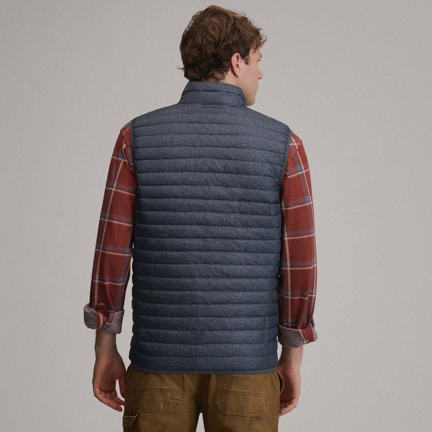 Microlight Down Vest-Carbon Heather-14