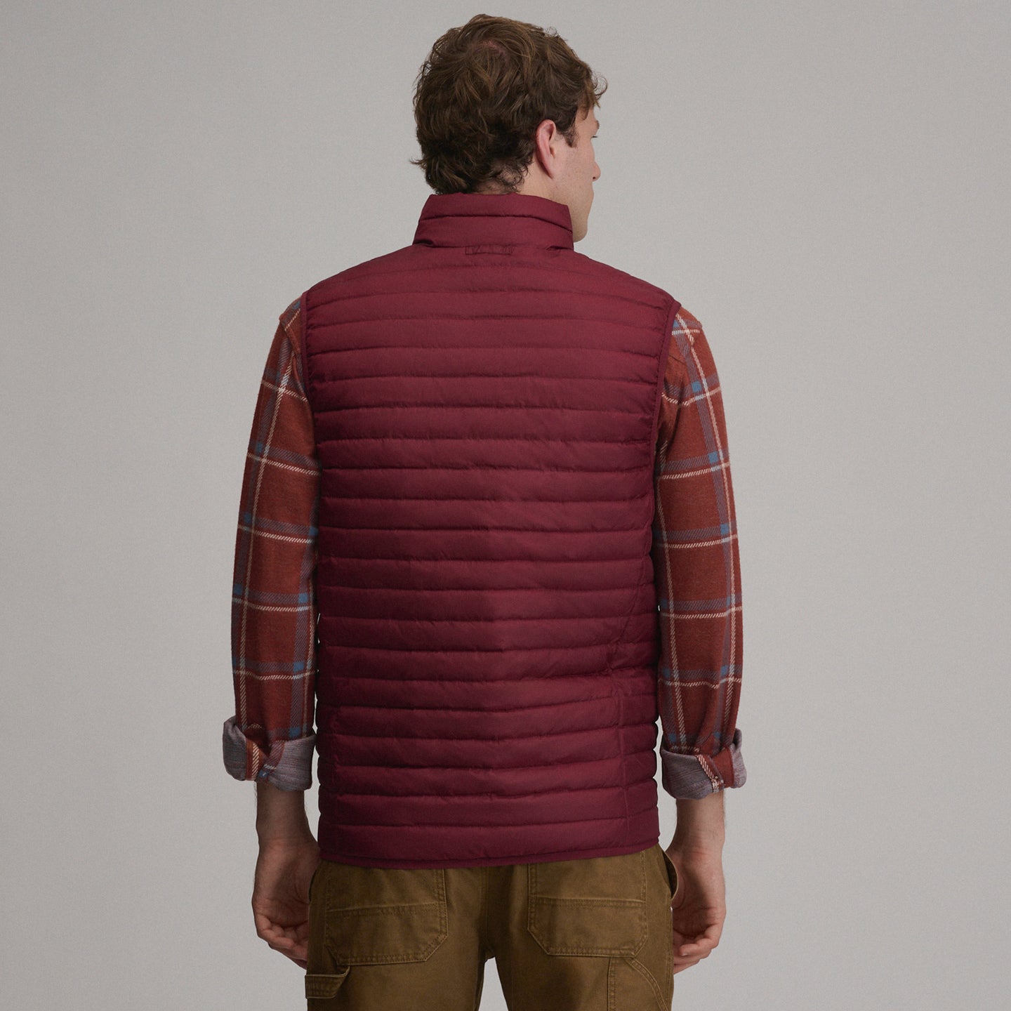 Microlight Down Vest-Dk Lava-18