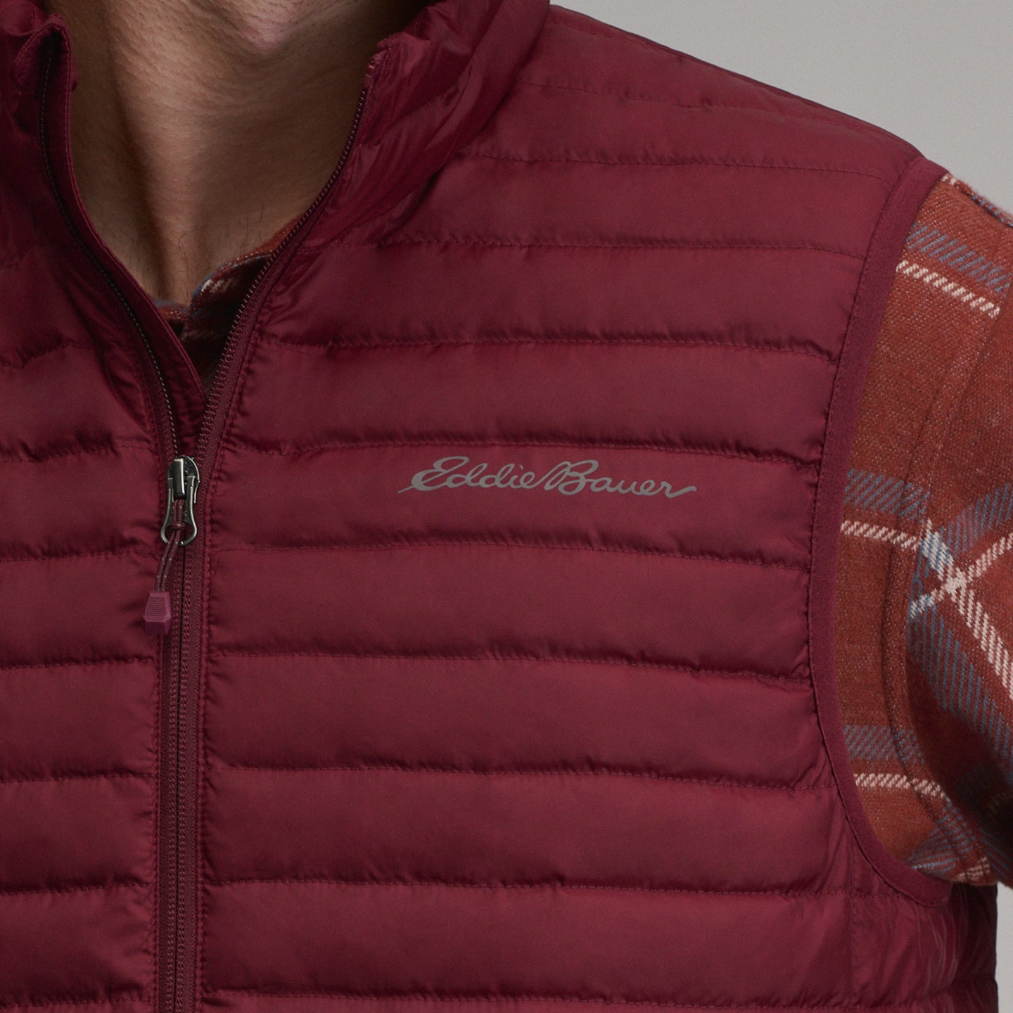 Microlight Down Vest-Dk Lava-19
