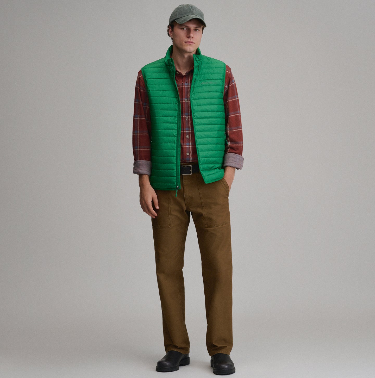 Microlight Down Vest-Guide Green-24