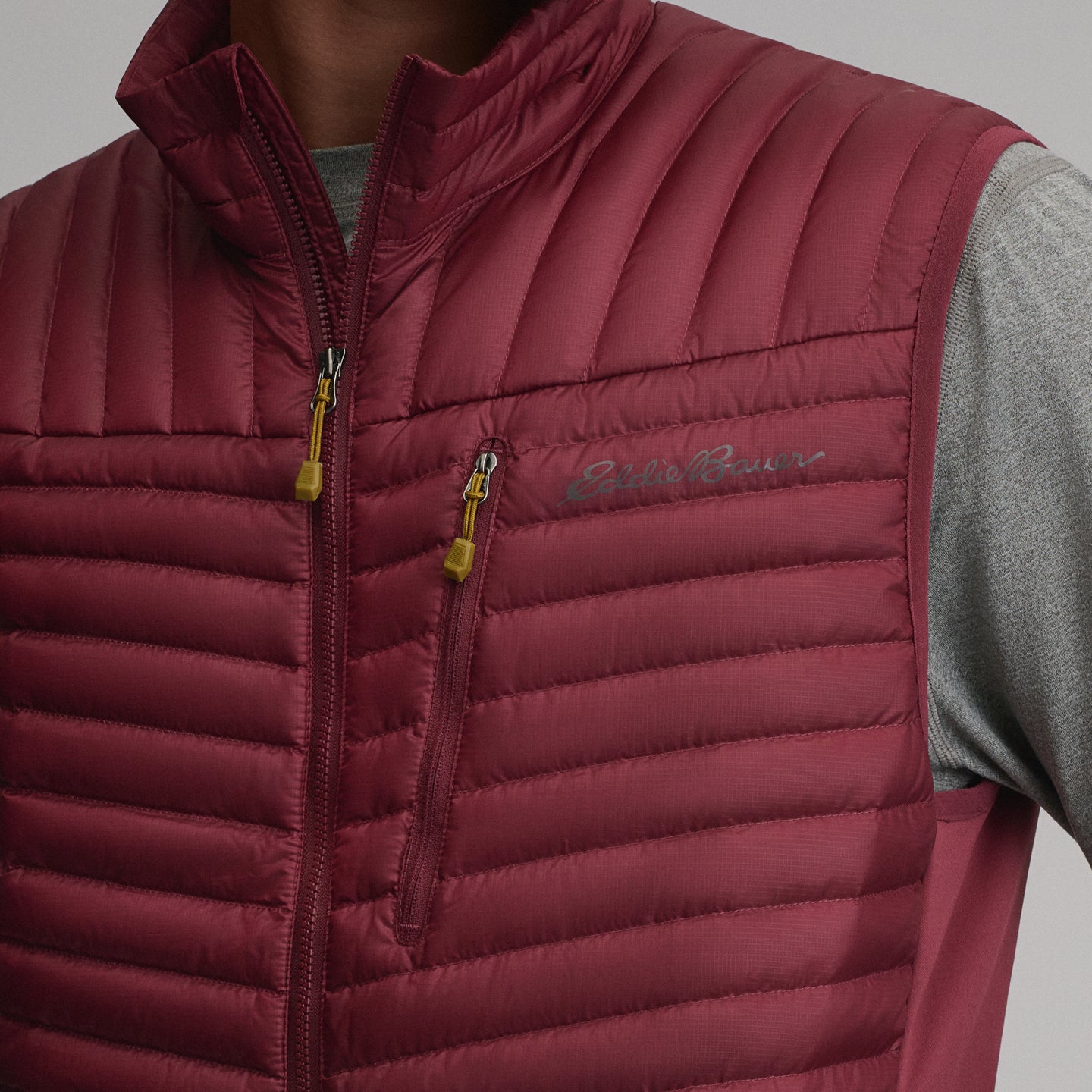 Men's MicroTherm® 2.0 Packable Down Vest-Dark Lava-3