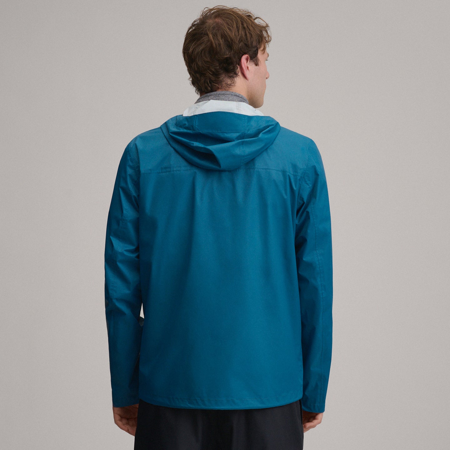 Men's RipPac® Pro Waterproof Hooded Rain Jacket-Meridian Blue-2