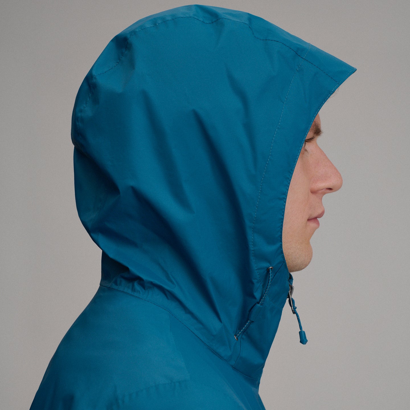 Men's RipPac® Pro Waterproof Hooded Rain Jacket-Meridian Blue-4