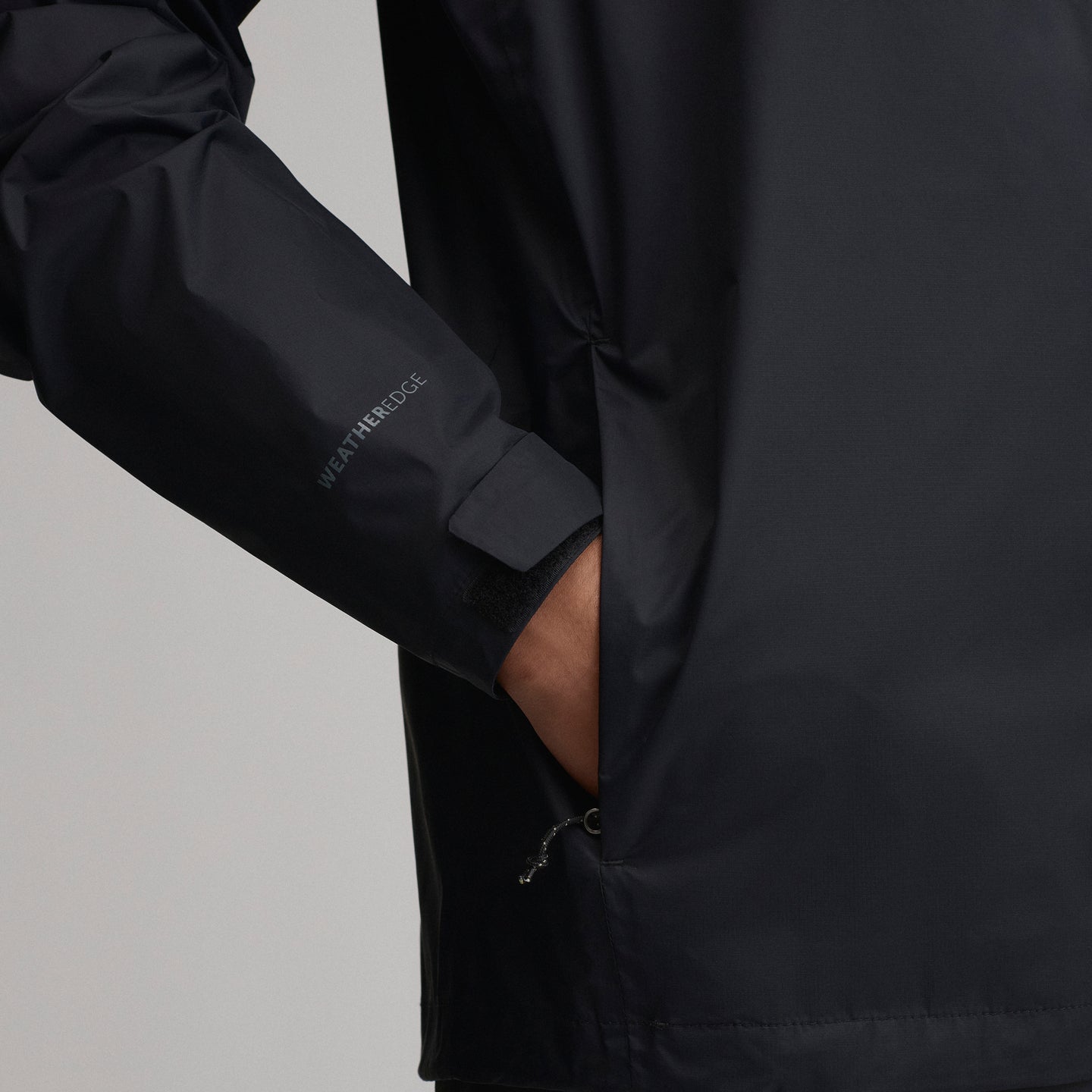 Men's RipPac® Pro Waterproof Hooded Rain Jacket-Black-17