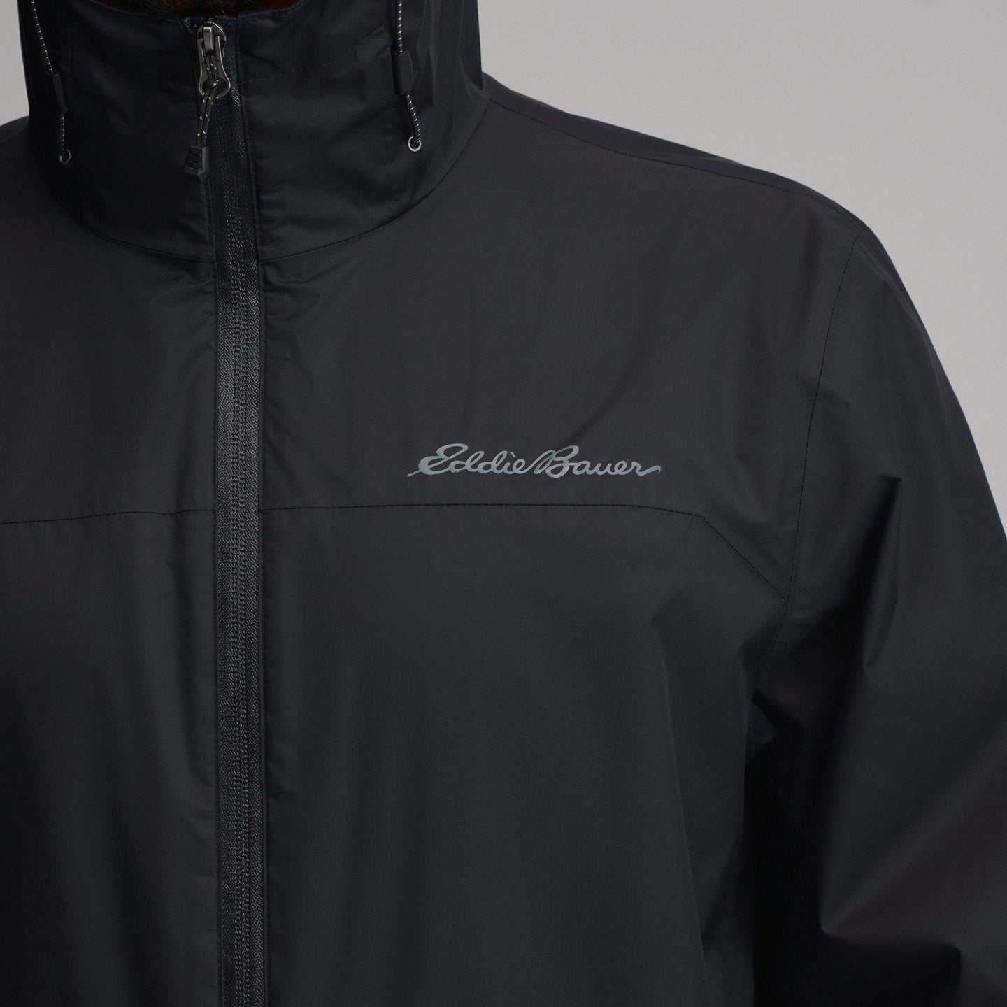 Men's RipPac® Pro Waterproof Hooded Rain Jacket-Black-15