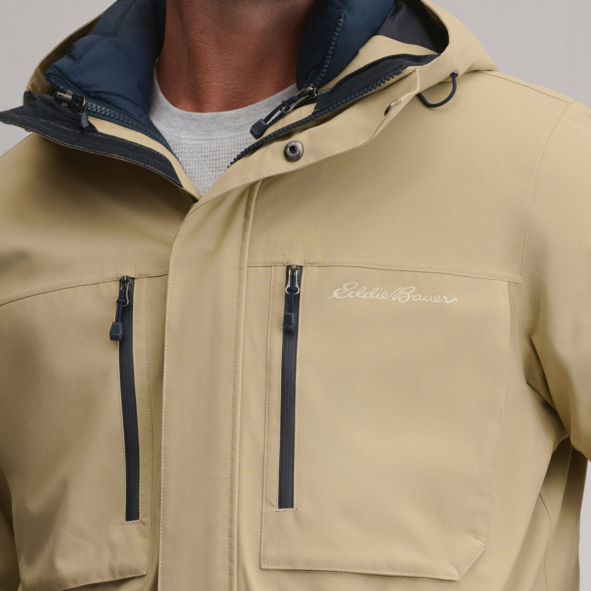 Men's Seabold 3-in-1 Parka-Light Khaki-11
