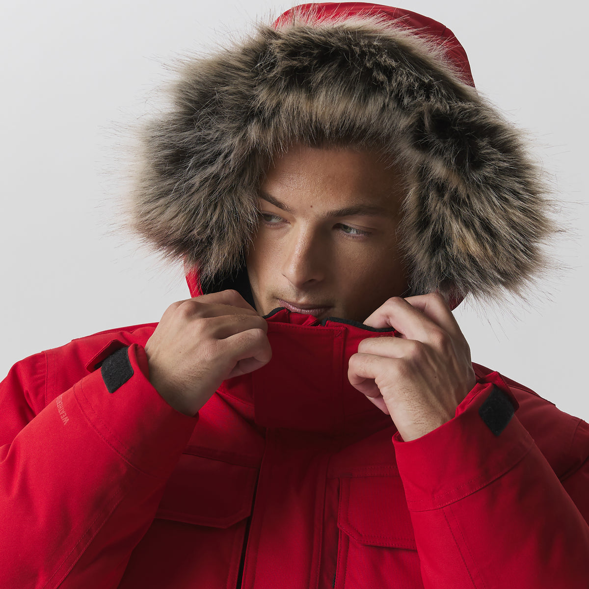 Men's Superior Arctic Down Parka-Cardinal-4