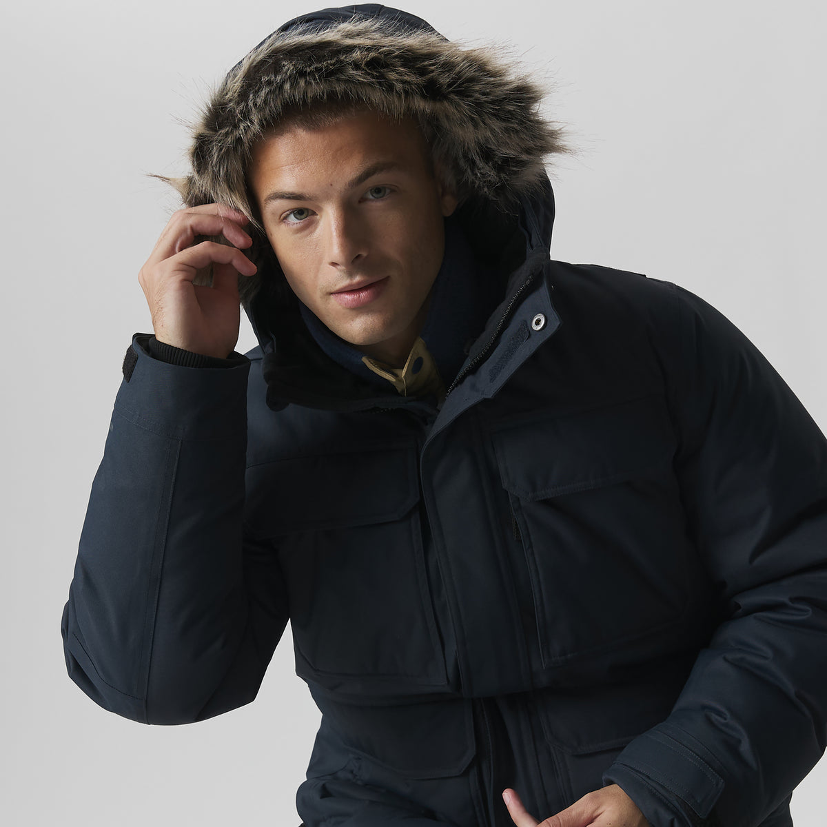 Men's Superior Arctic Down Parka-Storm-10