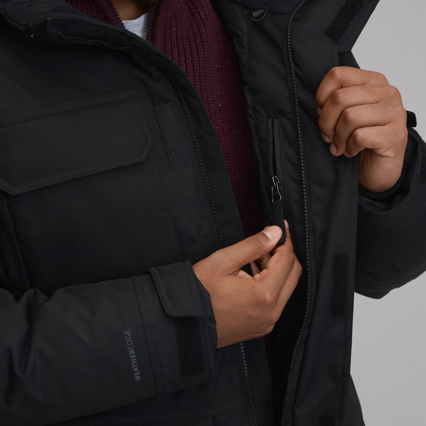 Superior Arctic Down Parka-Black-3
