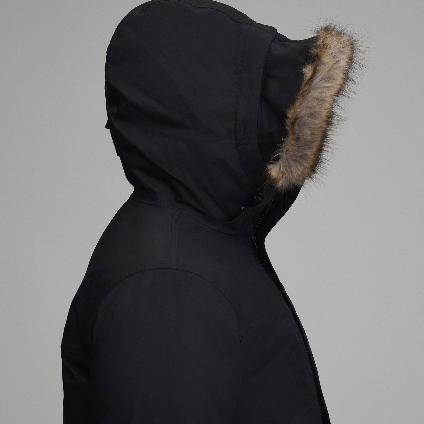 Men's Superior Down Waterproof Hooded Parka-Black-5