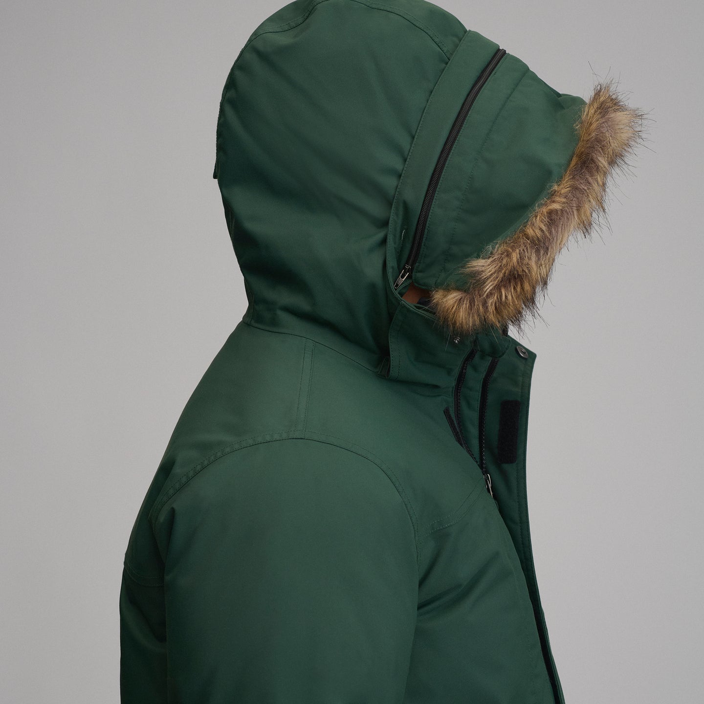 Men's Superior Down Waterproof Hooded Parka-Dark Mint-11