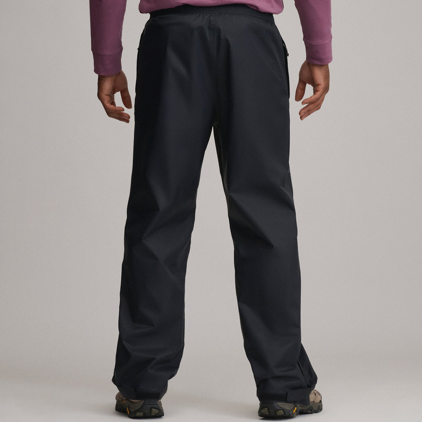 Men's RipPac® Waterproof Rain Pants-Black-2