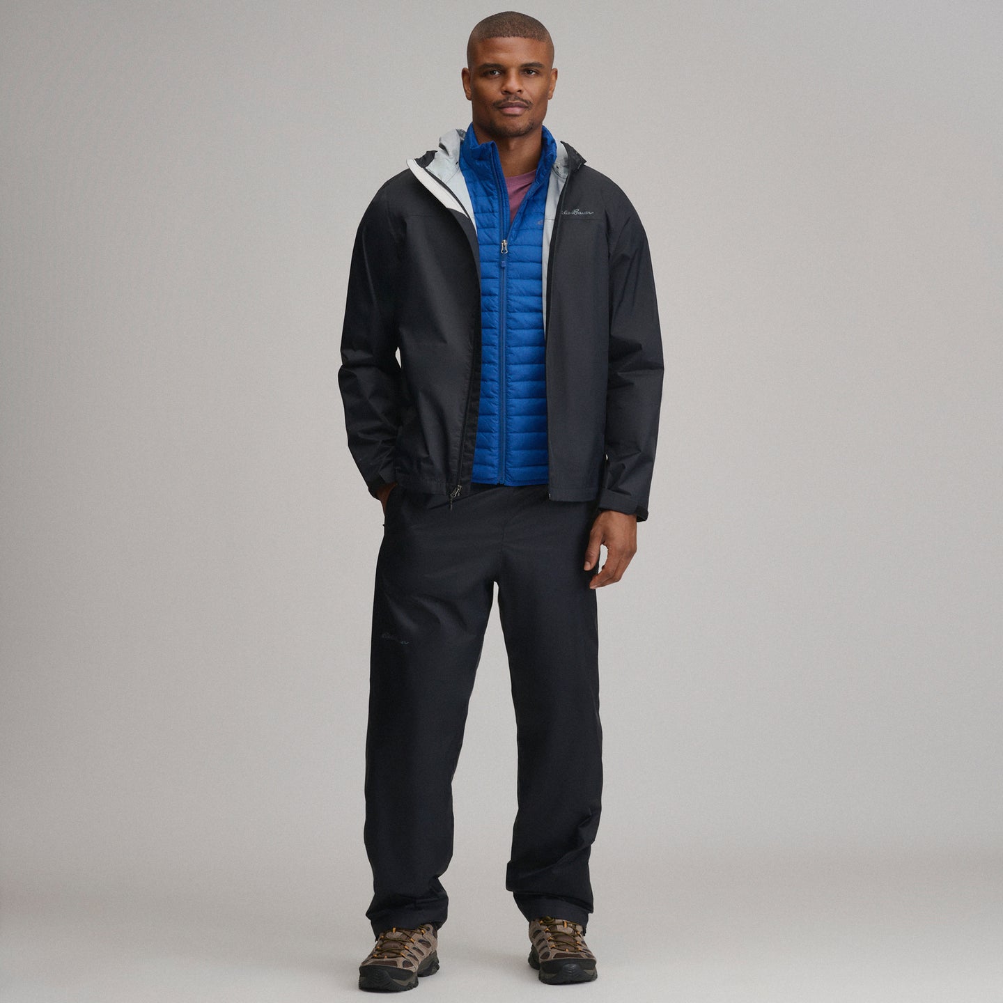 Men's RipPac® Waterproof Rain Pants-Black-6